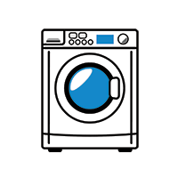 Illustration of Clothes Washer