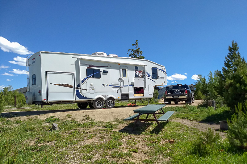 Photo of site at YMCA of the Rockies Snow Mountain Ranch Campground