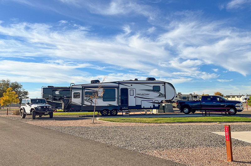 Photo of site at Canyon View RV Resort