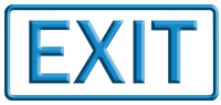 Exit Sign icon