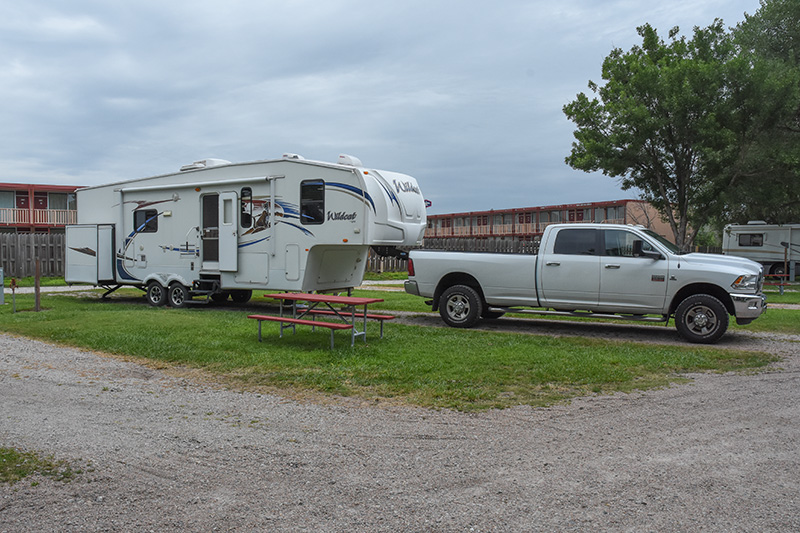 Photo of site at Holiday RV Park