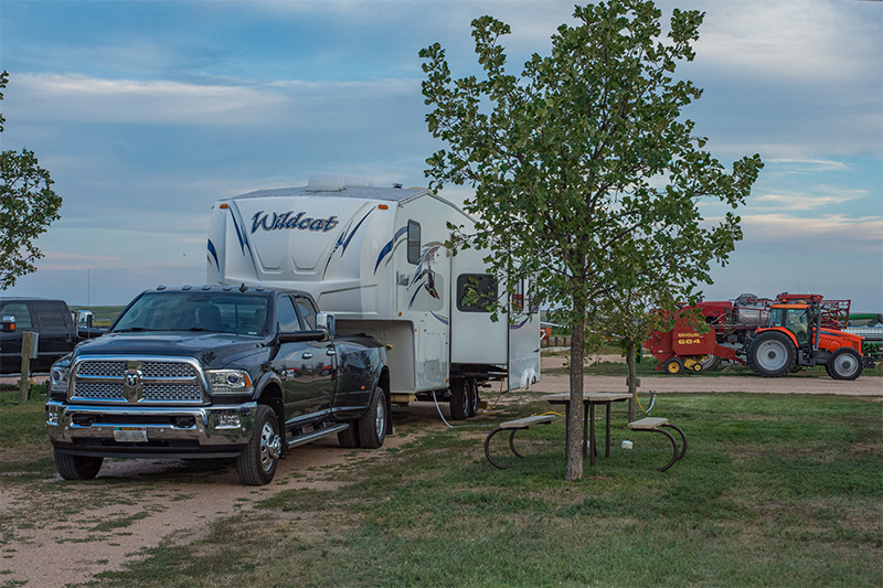 Photo of site at CAMPGROUND NAME HERE