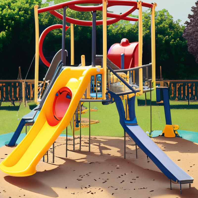 AI Generated Photo of a playground