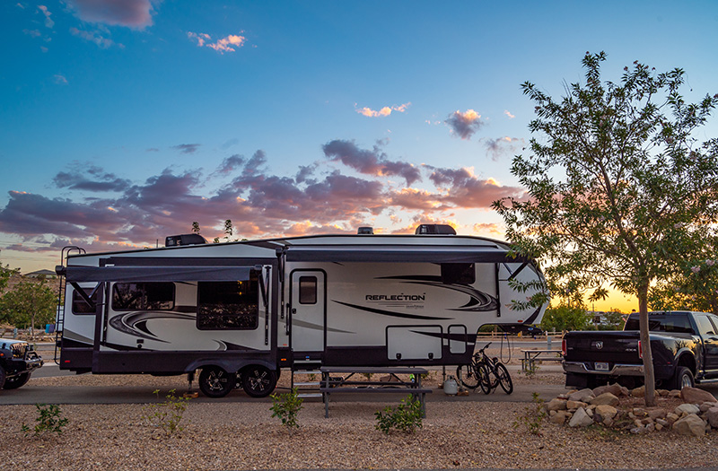 Photo of site at Desert Canyons RV Park