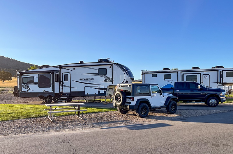 Photo of site at Rollin' Home RV Park