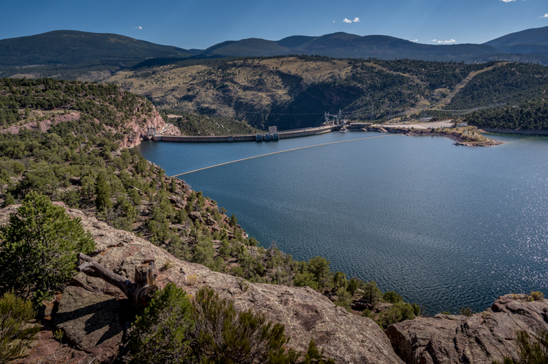 Photo of Flaming Gorge Dam, from the North